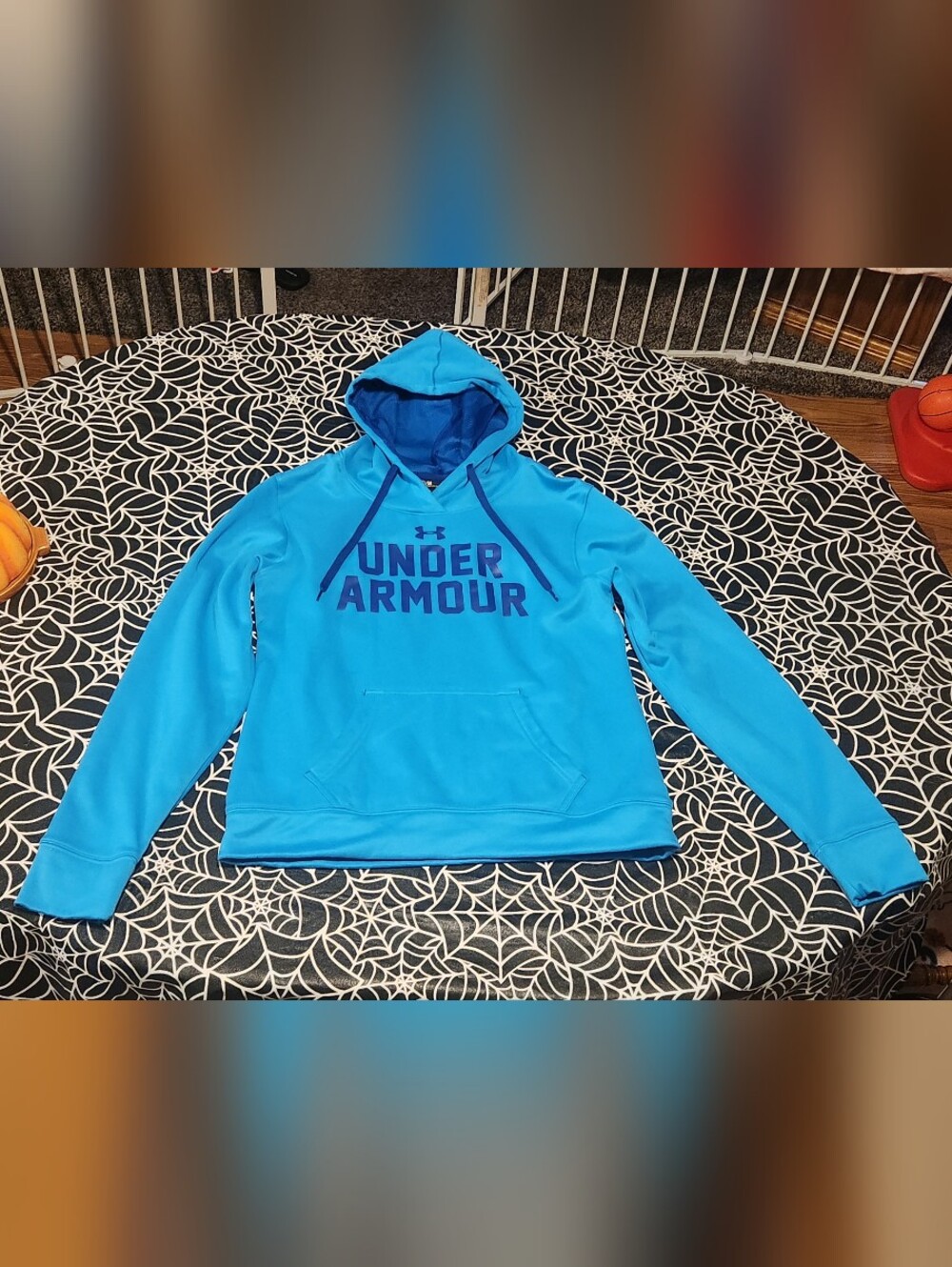 Women's Blue Hooded Sweatshirt